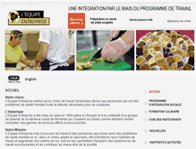 Tablet Screenshot of equipeentreprise.org